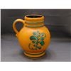 Image 2 : Vintage Orange German Pottery Pot with Handle 384/21