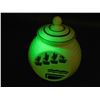 Image 1 : Uranium Glass Anchor Hocking Vitrock Grease Jar