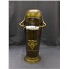 Image 2 : Made in Holland Coal Pail, Bucket, Skuttle with Ceramic Handle, Brass