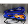 Image 1 : Menzel Hand Crafted Made in China Violin with Bow and Case