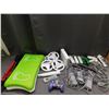 Image 1 : Large Nintendo Wii Video Game Console Bundle 1 System, 5 Controllers, Nunchuks, Accessories