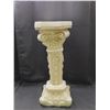 Image 1 : White Greek / Roman Style Pillar Pedestal 29" Ceramic