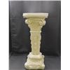 Image 2 : White Greek / Roman Style Pillar Pedestal 29" Ceramic