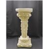 Image 3 : White Greek / Roman Style Pillar Pedestal 29" Ceramic