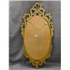Image 6 : Vintage 1970 Dart Ornate Gold Tone MCM Wall Mirror *has issues* Oval