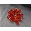 Image 1 : Maple Leaf Art Glass Blown Glass Dish 9"