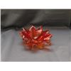 Image 2 : Maple Leaf Art Glass Blown Glass Dish 9"