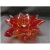 Image 3 : Maple Leaf Art Glass Blown Glass Dish 9"