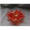 Image 4 : Maple Leaf Art Glass Blown Glass Dish 9"