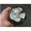 Image 6 : Art Glass Blown Glass Paperweight Floral Center