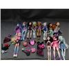 Image 1 : Lot of 11 Monster High Dolls (Incl New Gen) and 1 Ever After High Doll & Accessories