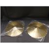 Image 1 : Set of 2 Cymbals Hi-Hats 13.5"