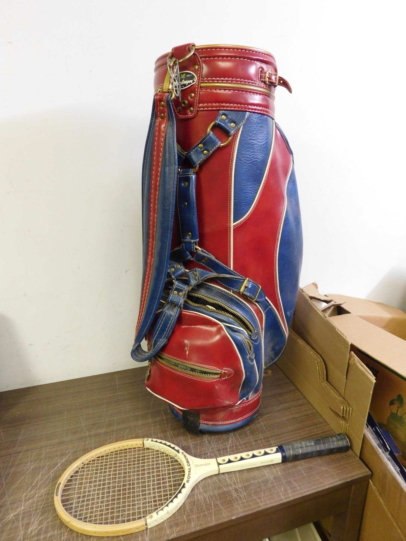 MacGregor Golf Club Caddy and Tennis Racket