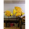Image 1 : Pair of LARGE Hand Made Paper Mache Fish Decorations