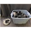 Image 1 : Tub Full of PVC Pipe, Connectors, Etc