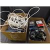 Image 1 : Bundle of Electrical Cable, Electronics, Headphones, Power Cables, etc