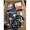 Image 2 : Bundle of Electrical Cable, Electronics, Headphones, Power Cables, etc