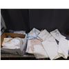 Image 1 : Large Box of Assorted Vintage Linens, Tablecloths, Placemats, Fabrics