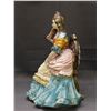 Image 2 : Made in Italy Capodimonte Victorian Style Girl Fine Italian Porcelain Figurine 14"