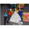 Image 2 : Lot of 7pcs Barbie Dolls, Strawberry Shortcake, Beauty & The Beast