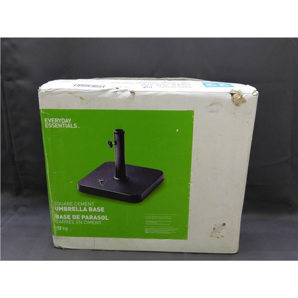 Square Cement Umbrella Base