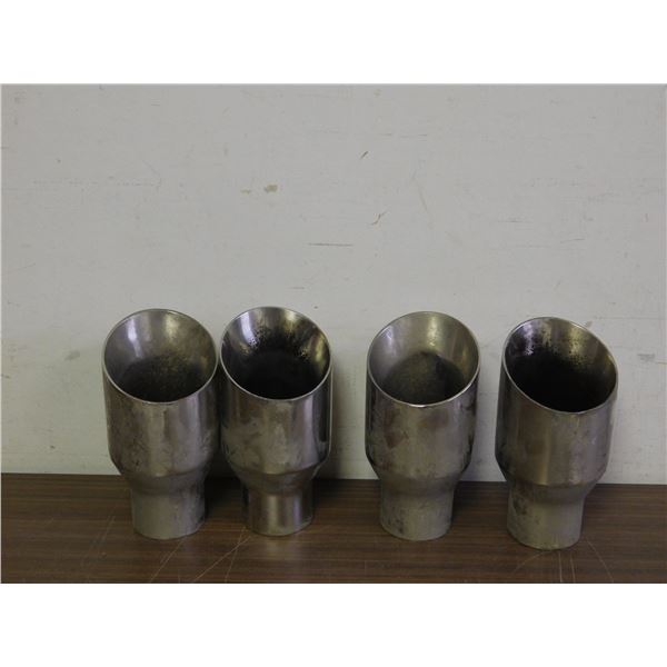 Lot of 4 Exhaust Pipes 7.5" x 4" MBRP