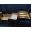 Image 3 : Wooden Sewing Basket Fold Out Craft Storage