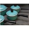 Image 3 : 6pcs Vintage Club Aluminum Pots 4pcs Set with Lids and 2 Pans