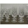 Image 3 : Large Lot 31pcs of Fine Lead Crystal Glass Ware Bar Ware Wine, Highball, Cocktail