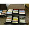 Image 2 : 3 Cassette Tape Holders filled with random tapes along with 9 Records.