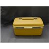 Image 1 : Samsonite Hard Shell Yellow Travel Cosmetics Case