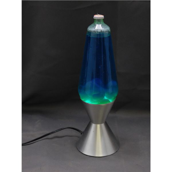 Vintage Blue Lava Lamp *no top*