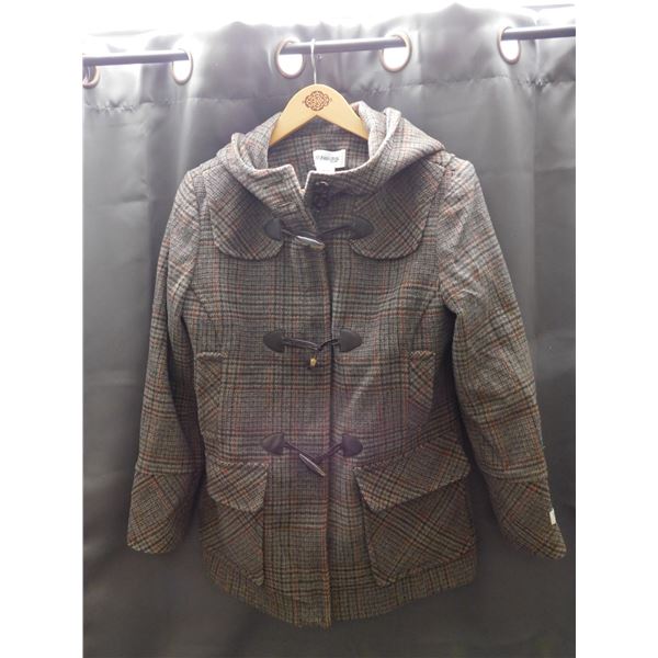 St Johns Bay Cashmere Petite Medium Jacket Plaid
