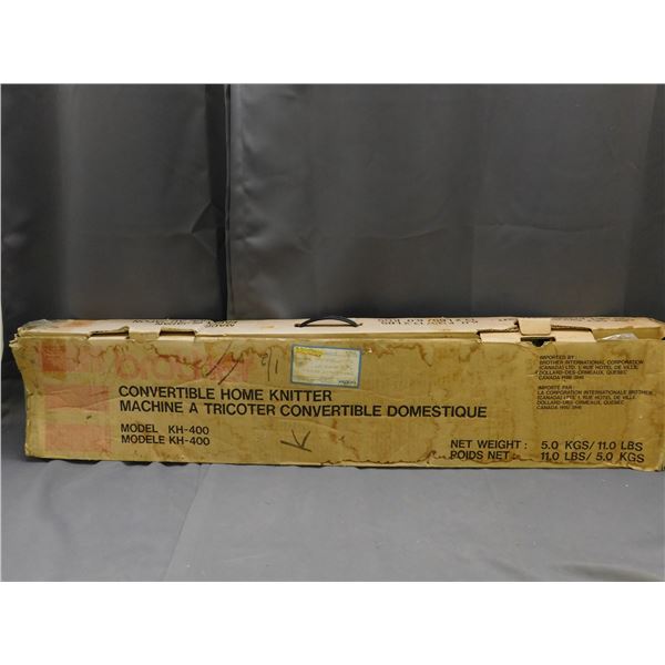 Brother Convertible Home Knitter Machine Model KH-400 w Box