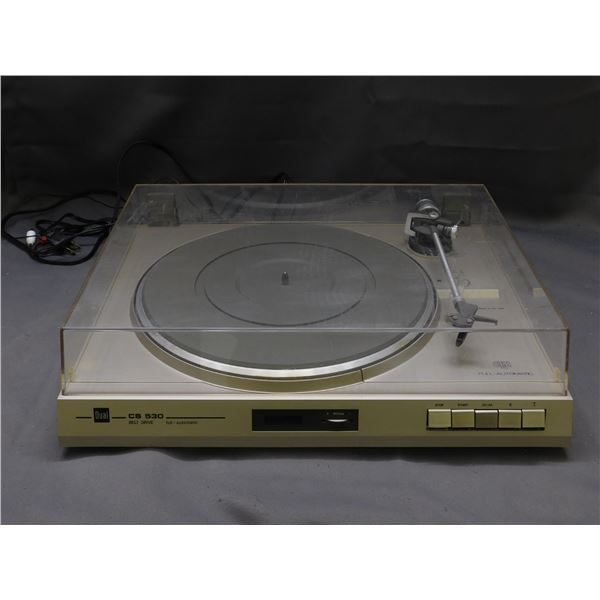 Dual CS 530 Belt Drive Turntable Record Player