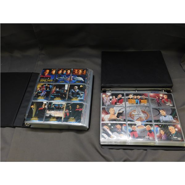 2 Binders Full of Star Trek Cards, Base Sets, Insert Cards