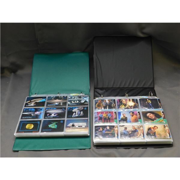 2 Binders of Star Trek Cards Base Sets and Inserts