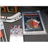 Image 4 : Team Canada Lemieux and Brodeur Bobble Heads, Mini Sticks, Program, Flags, etc.
