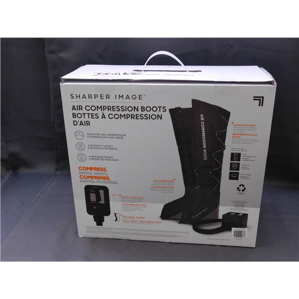 Sharper Image Air Compression Boots Size L to XL