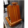 Image 2 : Fold Down Easel Kit with Tray for Supplies Locking w Handle
