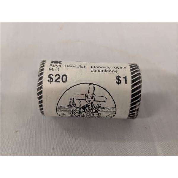 Sealed Roll 20 Dollars 1984 Jacques Cartier Quebec