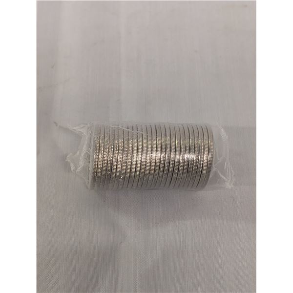 25 Roll Uncirculated 1952-2002 Canada Half Dollar
