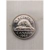 Image 2 : 40 Uncirculated 1966 Beaver Nickels Canada