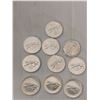 Image 1 : 10 Silver 1867-1967 Centennial Bobcat Quarters Canada