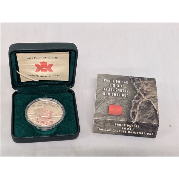 2003 RCM .999 Silver Dollar Cobalt Silver Strike