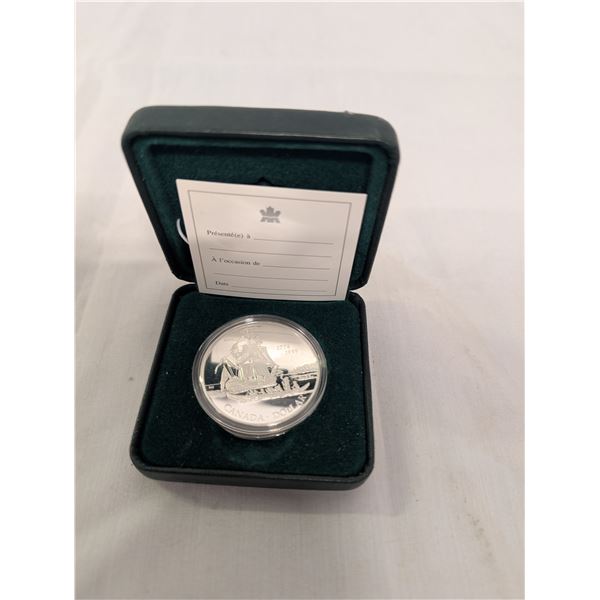 1999 RCM Sterling Silver Dollar Queen Charlotte Islands