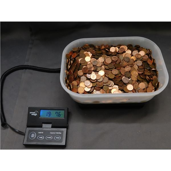 19lbs of Canadian Pennies