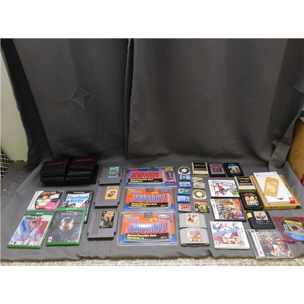 Large Lot of Assorted Video Games Various Consoles, Cartridge and Disk