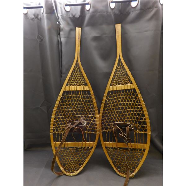 Vintage Antique Snowshoes 42"