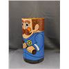 Image 2 : Vintage Cheinco Housewares J.Chein & Co Cartoon Police Officer Garbage Trash Tin Can
